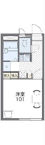 レオパレスディアコートの間取り写真