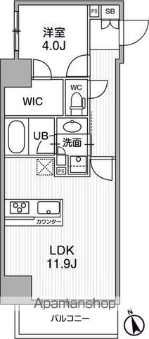 シーズンフラッツ浅草言問通りの間取り写真