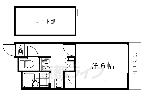 西大路マンションの間取り写真