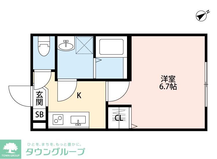ラポルト船橋東の間取り写真