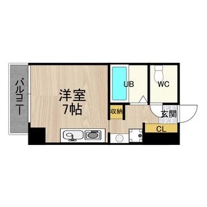 ＪＲおおさか東線 高井田中央駅 徒歩1分 9階建 築32年の間取り写真