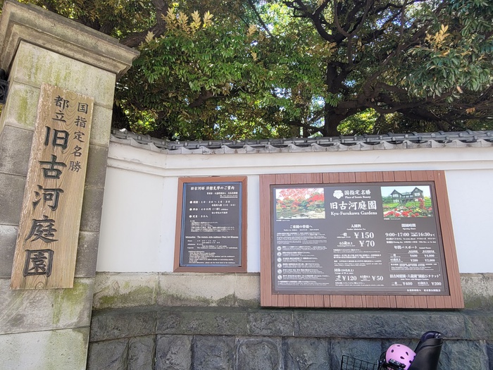 公園　旧古河庭園（公園）まで800m