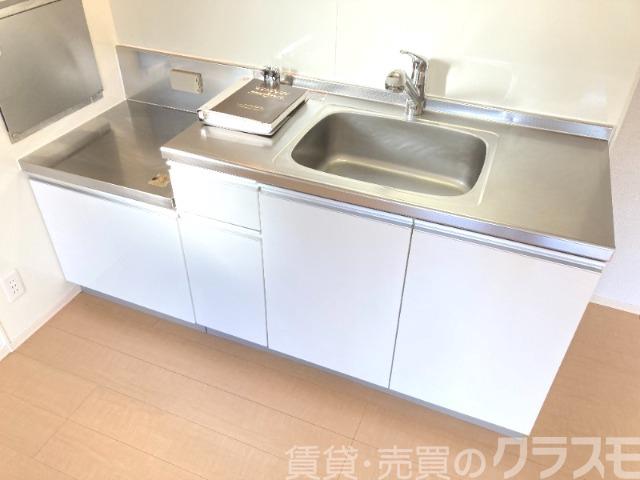 キッチン　ガスコンロ設置可♪