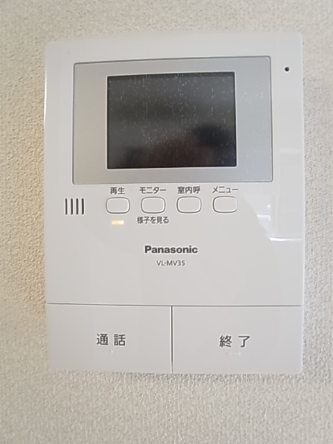 セキュリティ　来客の方が見えて安心、ＴＶモニターホン。