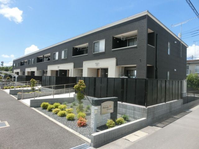 建物外観　経済的な都市ガス、ペット飼育可能です