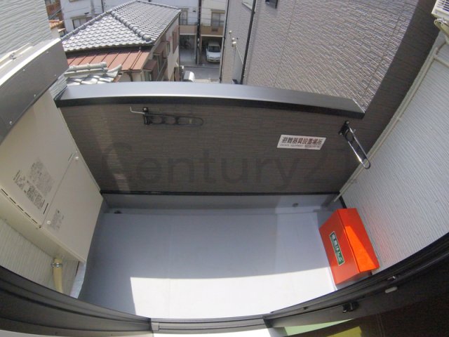バルコニー　写真は3階のものです