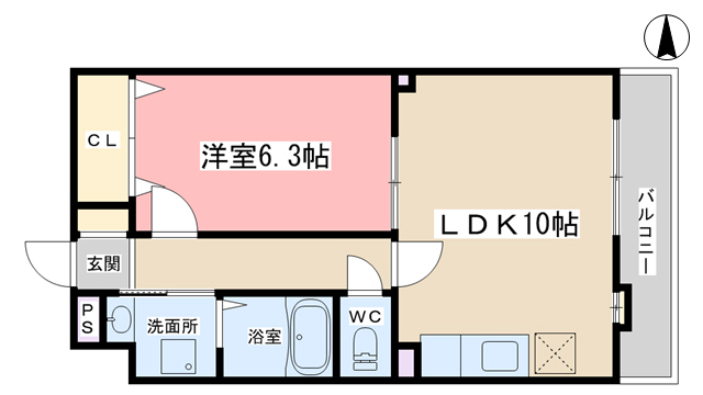ザ レジデンス 京都東の間取り写真