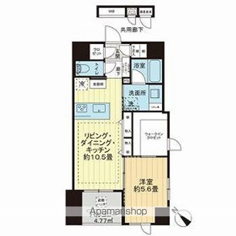 ブラントン日本橋大伝馬町の間取り写真