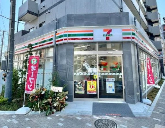 コンビニ　セブンイレブン 江東南砂4丁目店（コンビニ）まで5m