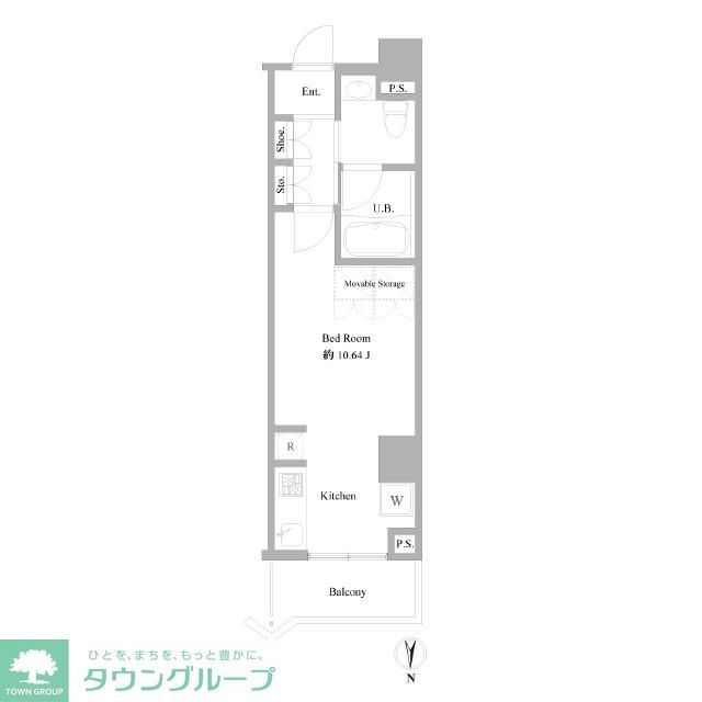 B CITY APARTMENT NAKANO EASTの間取り写真