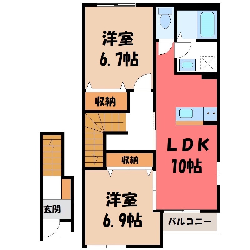 ラムール IIの間取り写真