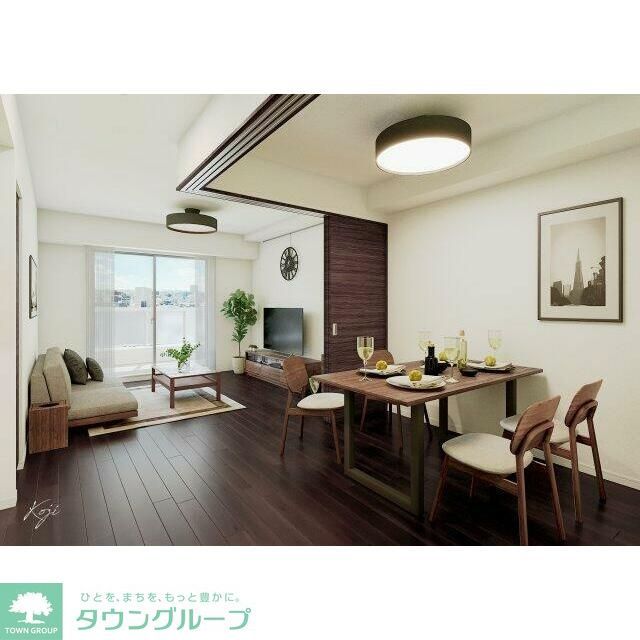 居室・リビング　家具はイメージです