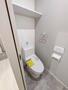 トイレ　トイレ上にも収納