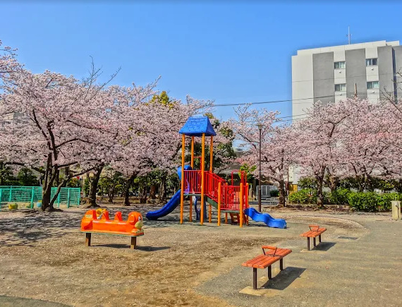 公園　西六郷三丁目公園（公園）まで633m