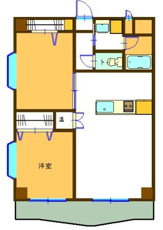 エクセラントメゾン与次郎IIの間取り