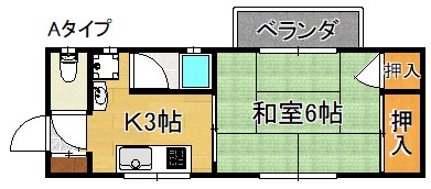 メゾン福田の間取り