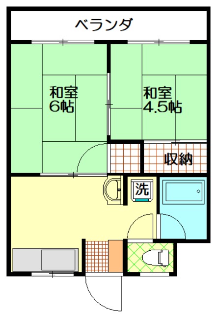 第二神田マンションの間取り