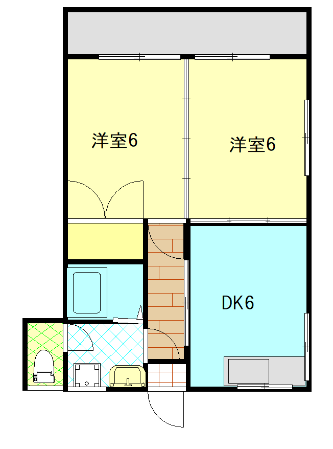 【メゾンスカイブルーの間取り】