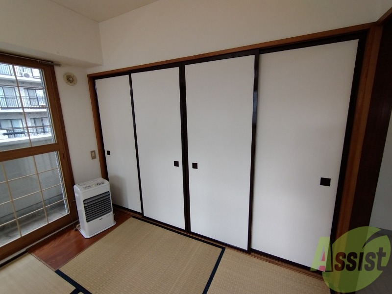 収納　押入です。和室はやっぱり落ち着きがありますね。