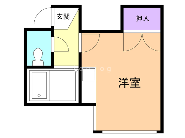 コーポ竹内の間取り