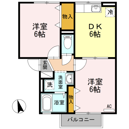 ガーデンズKIIの間取り