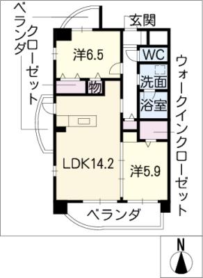 プレジオ　リラの間取り