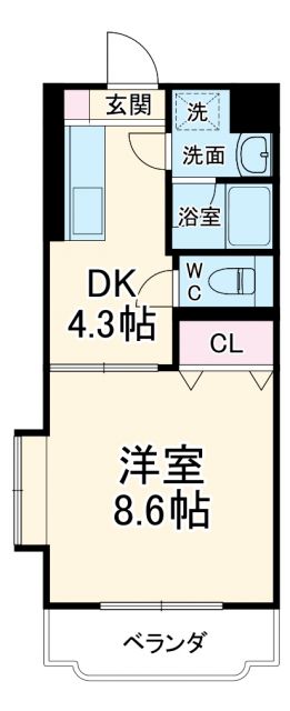 沼津市東原のマンションの間取り