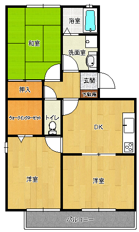 アクロスシティ東原の間取り