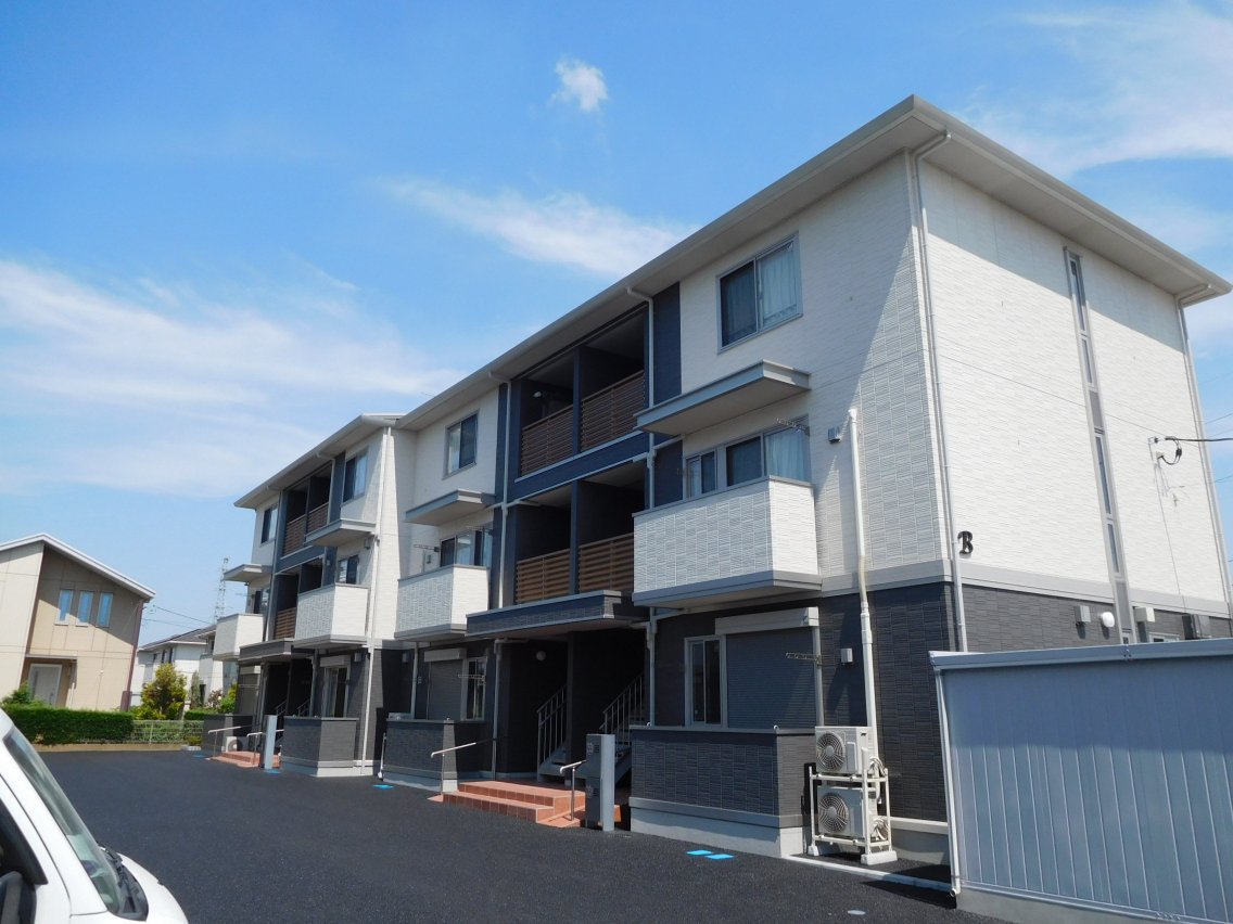 建物外観　南向きで日当たり良好　インターネット無料