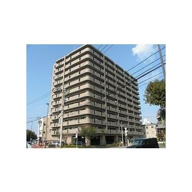 熊本市中央区新大江のマンションの建物外観
