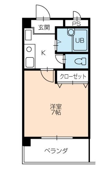 豊橋市下地町のマンションの間取り