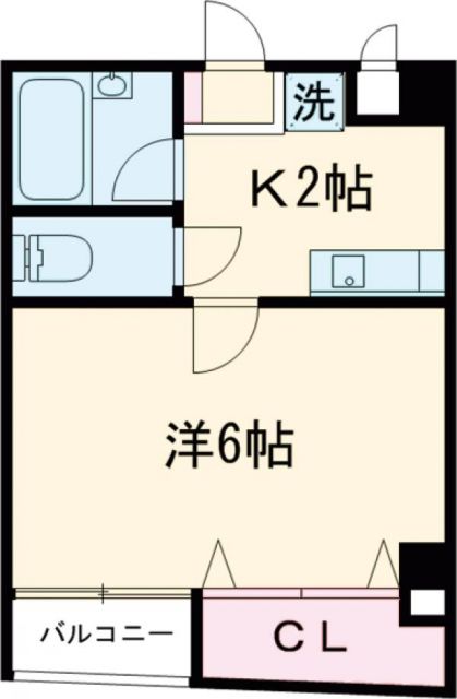 世田谷区上野毛のマンションの間取り