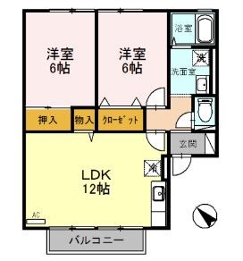 ウエストヴィレッジの間取り