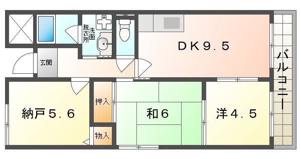 フレアコートコスモの間取り