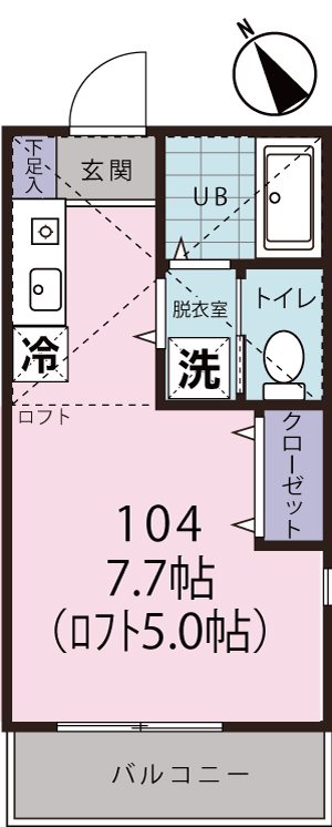 CASA金沢文庫の間取り