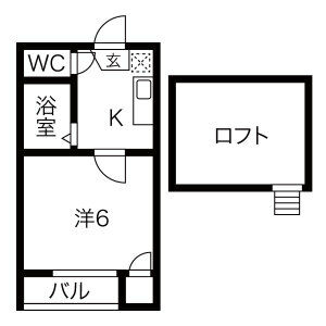 Loft日比野の間取り