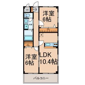 瀬戸市坂上町のマンションの間取り