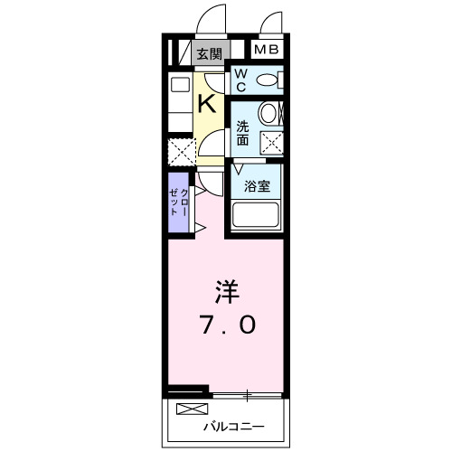 ルクールの間取り