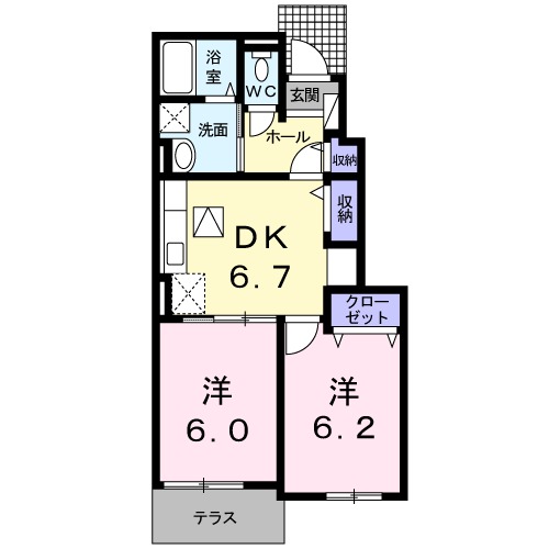 ドミール・シャルマンIIの間取り