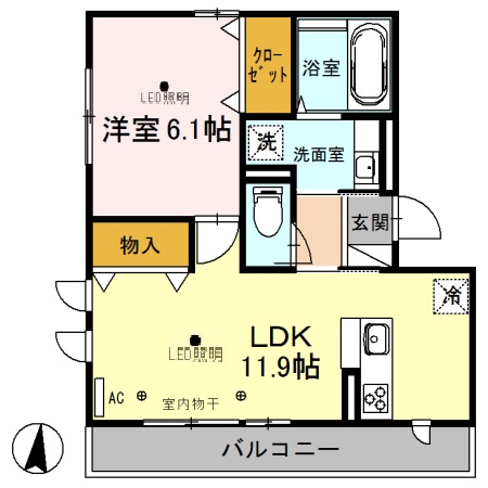 フルスハントIIの間取り