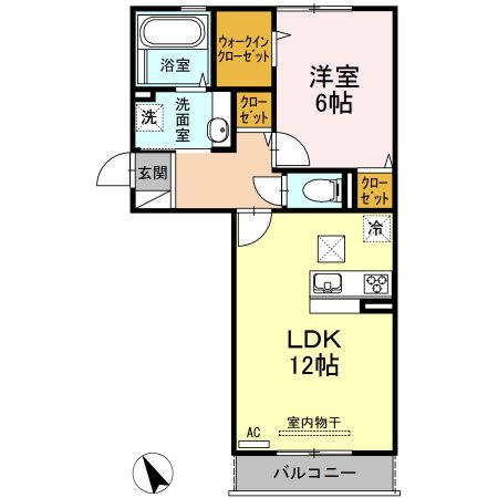 【ソシアメゾン坂元の間取り】