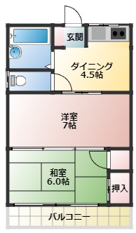 山本アパートIIの間取り