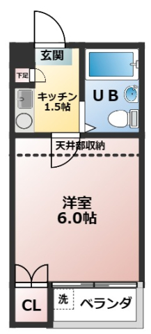 コンセール関山の間取り