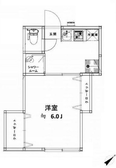 協和荘の間取り