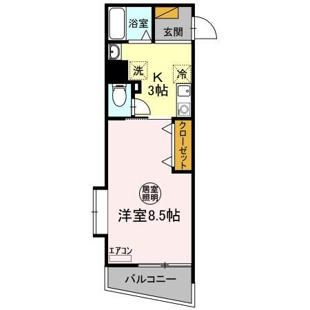 柏市南柏中央のマンションの間取り