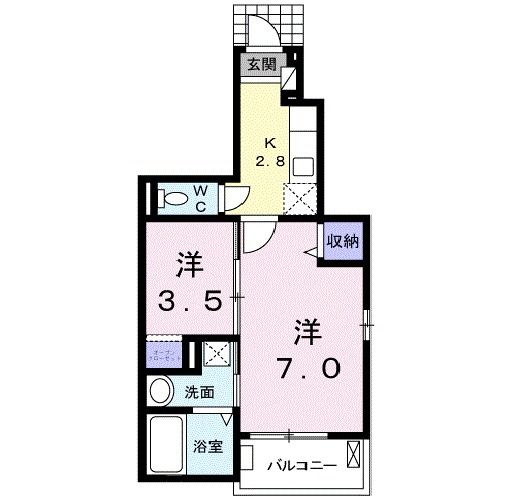 カームリ―ヒル　Iの間取り