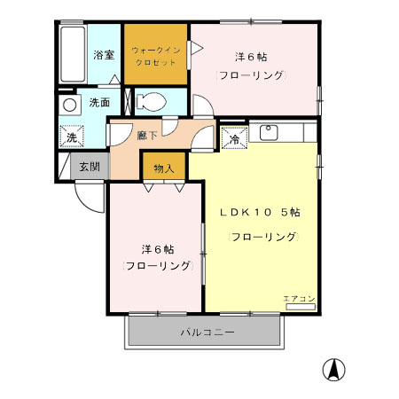 ペイサージュＭの間取り