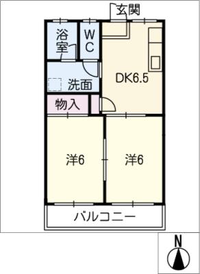 サンライフ西条の間取り