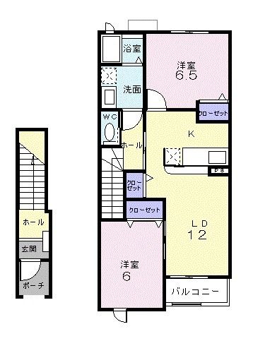 エレガンシアＢ棟の間取り