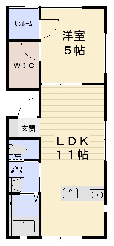 【ステンドハウスの間取り】